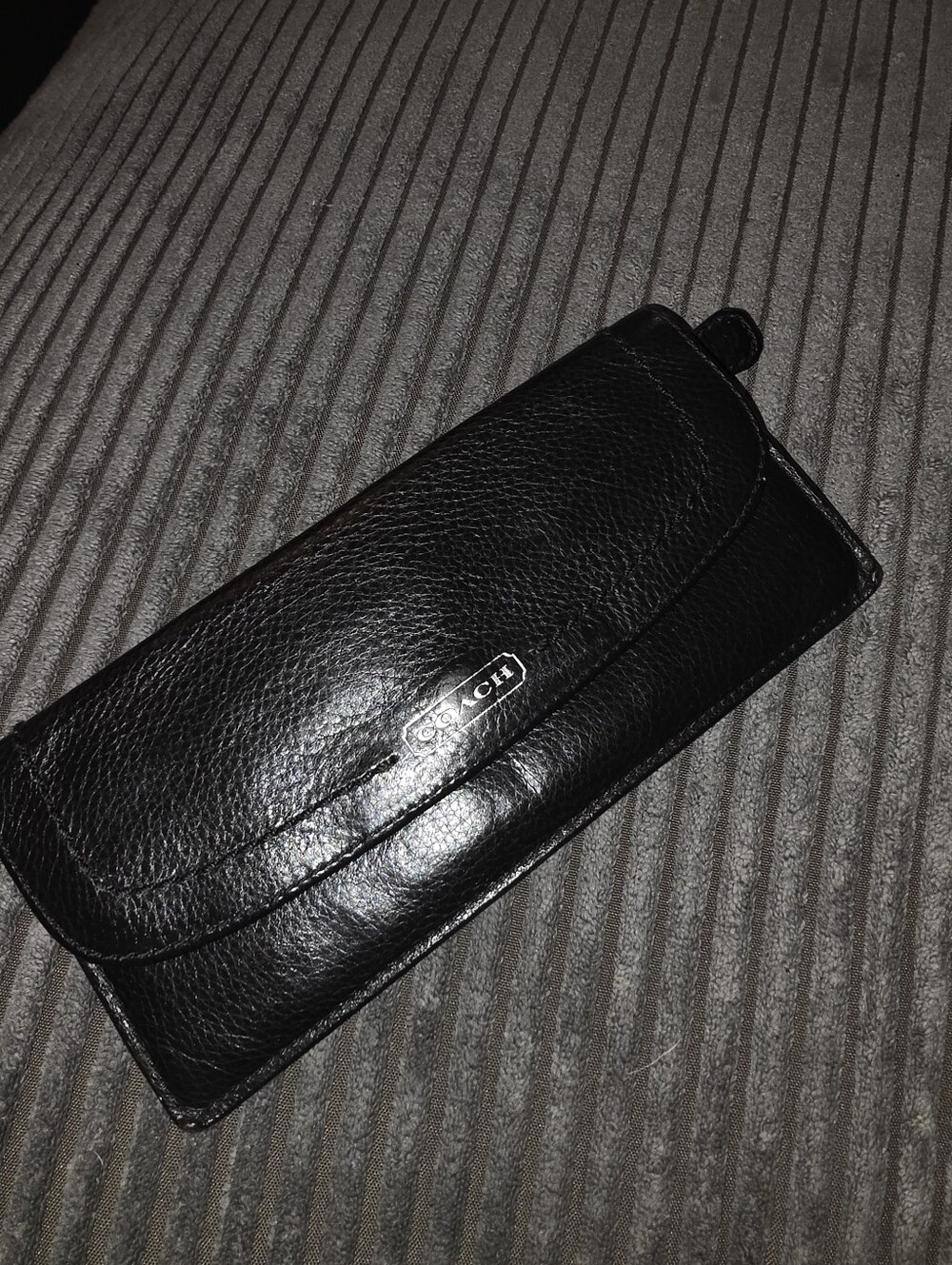 Vintage Coach Leather Slim Wallet